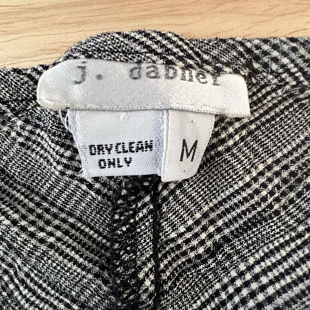 VTG J Dabner Spaghetti Strap Dress Black & White Plaid 90s Indie Rock EUC‎ - Picture 6 of 7